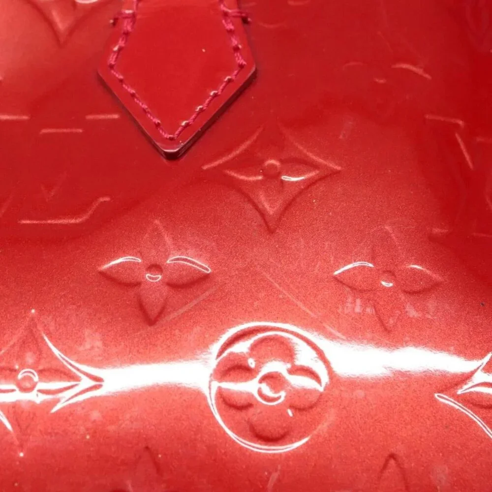 LOUIS VUITTON Monogram Vernis Wilshire PM Bag Pomme D'amour M93642 Auth BA1873 - Picture 12 of 16